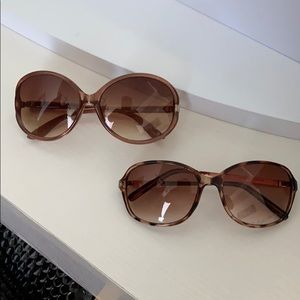 2 pair sunglasses sold together